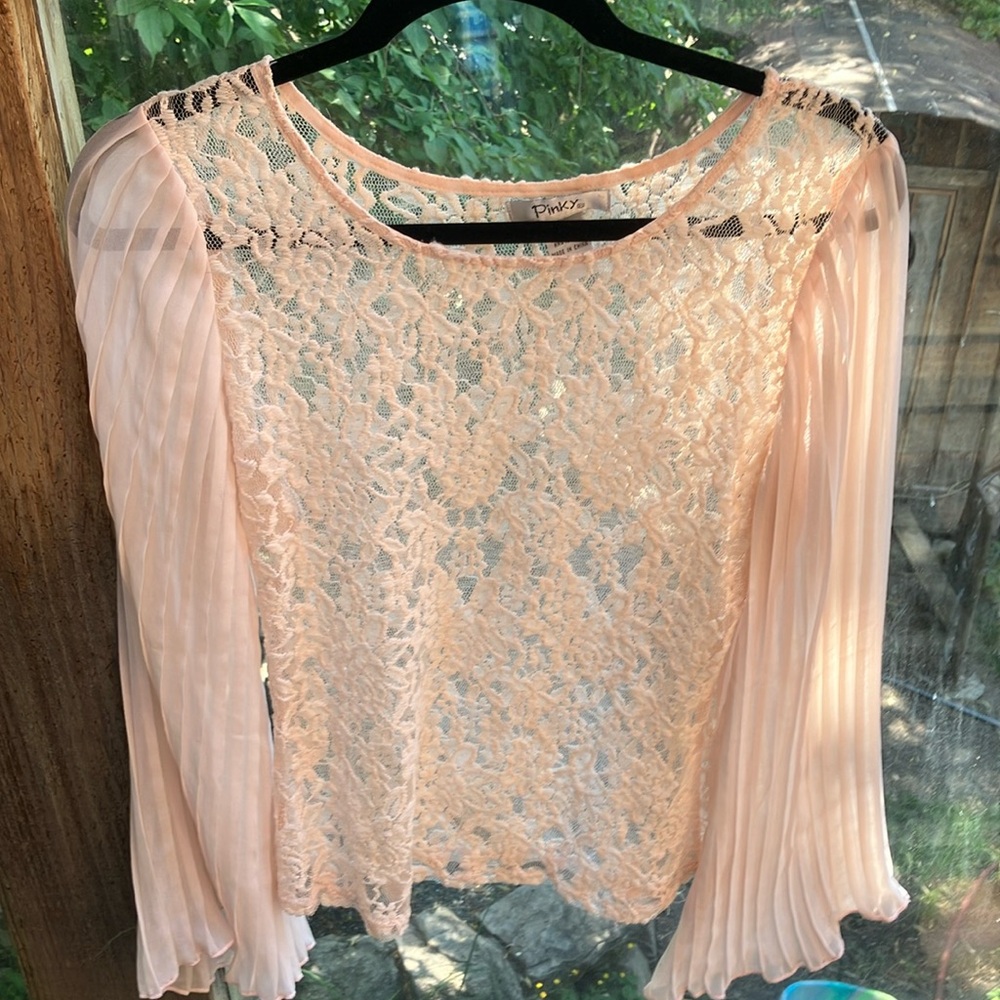 Sheer chiffon top